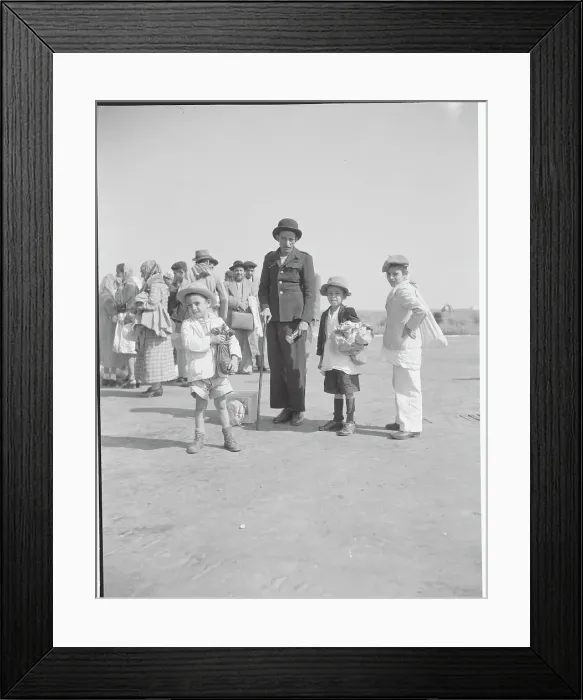 Framed Print : Yemenite Immigrants Arriving in Israel Framed Print : Yemenite Immigrants Arriving in Israel