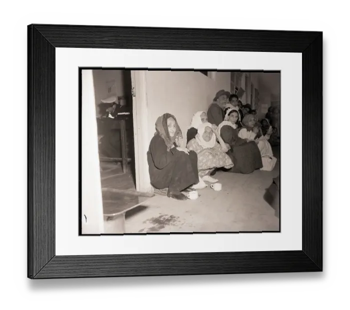 Framed Print : Elderly Jewish Immigrants Framed Print : Elderly Jewish Immigrants