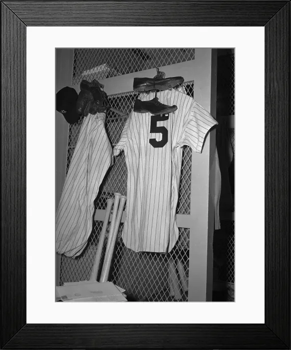 Framed Print : Joe DiMaggio's Uniform Framed Print : Joe DiMaggio's Uniform
