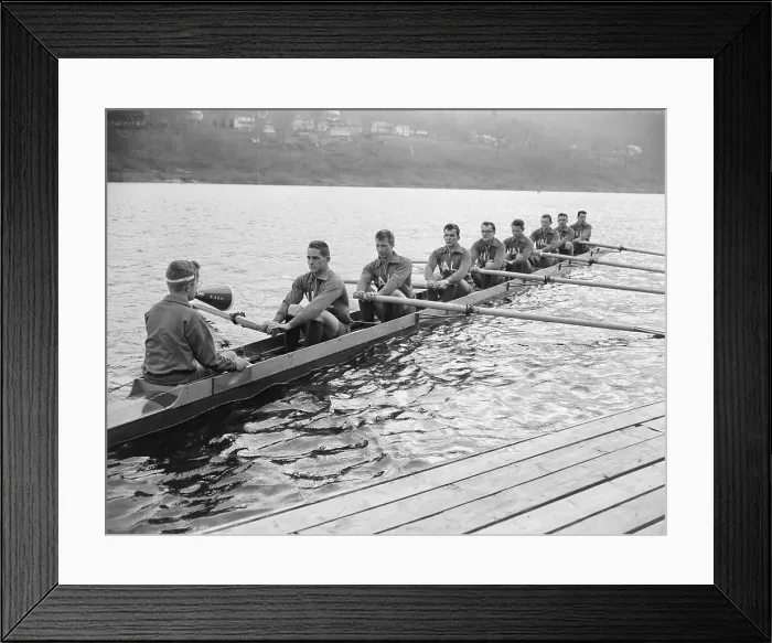 Framed Print : Yale Rowing Team in Action Framed Print : Yale Rowing Team in Action