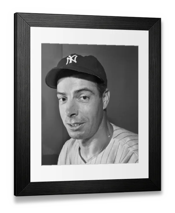 Framed Print : Portrait of Joe Dimaggio Framed Print : Portrait of Joe Dimaggio