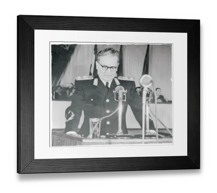 Framed Print : Portrait of Josip Broz Tito Framed Print : Portrait of Josip Broz Tito