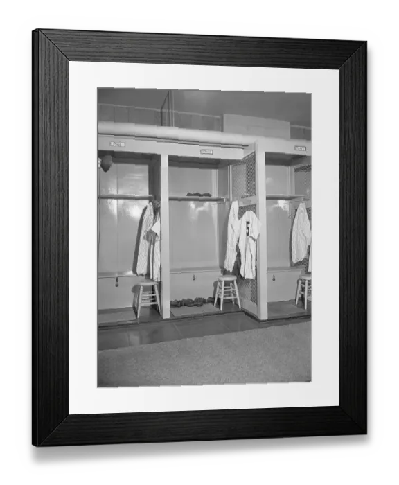 Framed Print : Locker Room for Joe DiMaggio at Yankee Stadium Framed Print : Locker Room for Joe DiMaggio at Yankee Stadium