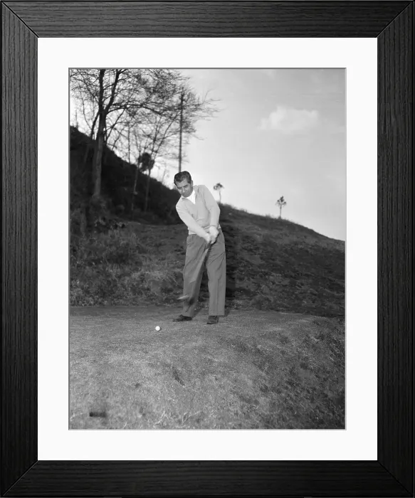 Framed Print : Lucky Luciano Playing Golf Framed Print : Lucky Luciano Playing Golf