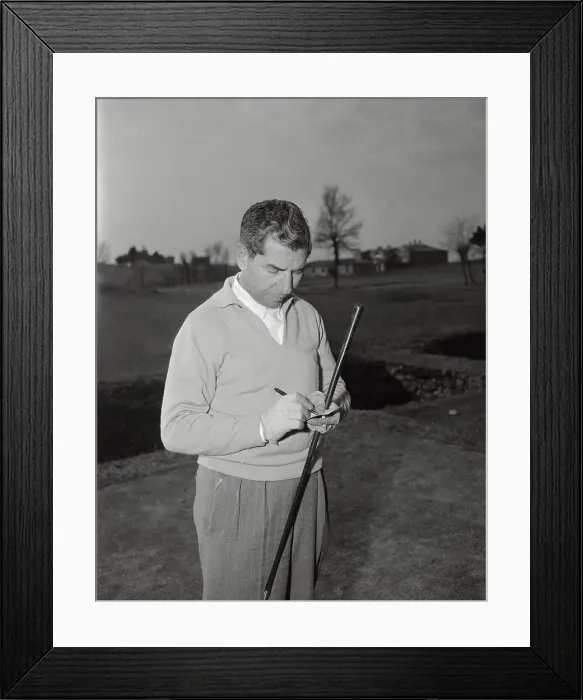 Framed Print : Lucky Luciano Marking Scorecard Framed Print : Lucky Luciano Marking Scorecard