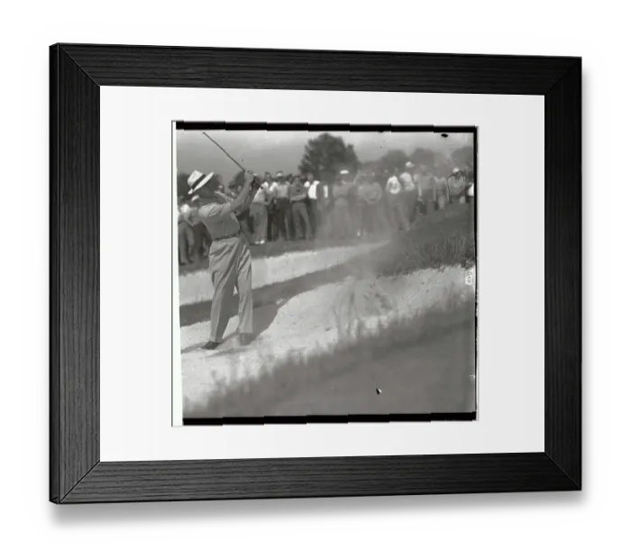 Framed Print : Sam Snead Blasting Out of Sand Trap Framed Print : Sam Snead Blasting Out of Sand Trap