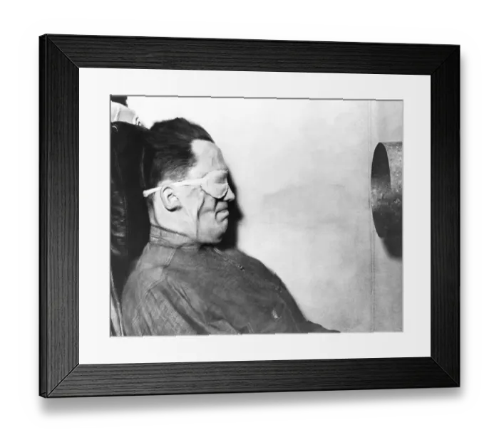 Framed Print : Navy Performs Air Blast Tests on Pilot