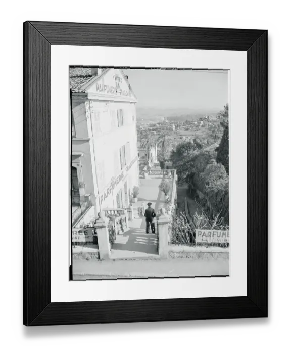 Framed Print : Exterior View of a Perfume Factory Framed Print : Exterior View of a Perfume Factory