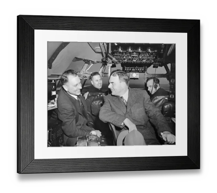 Framed Print : Thomas Dewey Talking with Juan Trippe Framed Print : Thomas Dewey Talking with Juan Trippe