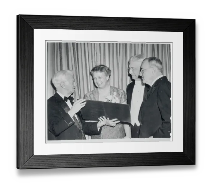 Framed Print : Eleanor Roosevelt and Others Framed Print : Eleanor Roosevelt and Others