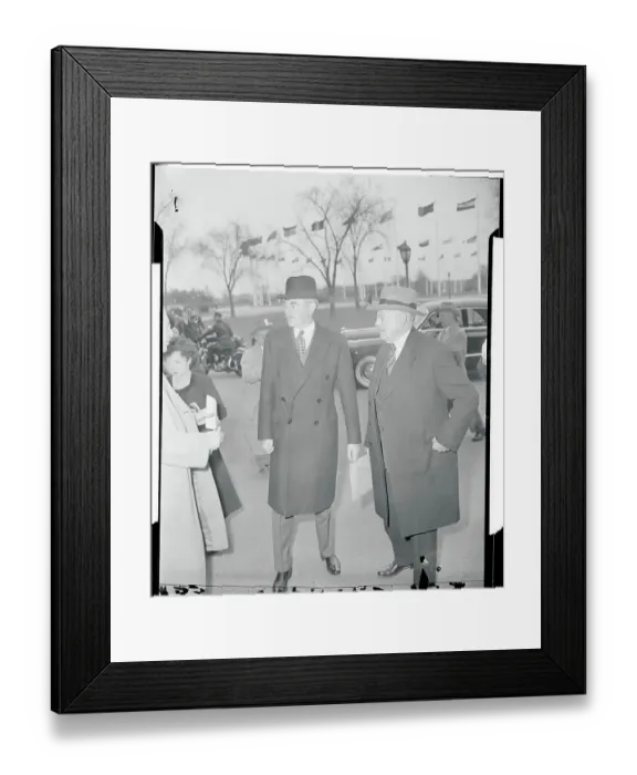 Framed Print : Warren Austin and Dean Acheson Framed Print : Warren Austin and Dean Acheson