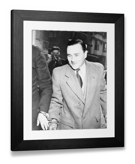 Framed Print : John George Haigh in Custody Framed Print : John George Haigh in Custody