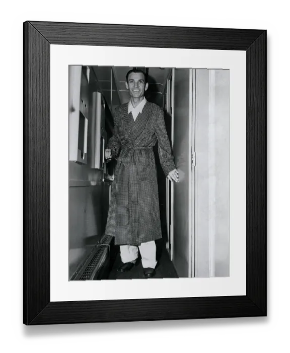Framed Print : Ben Hogan Recovering From Auto Accident Framed Print : Ben Hogan Recovering From Auto Accident