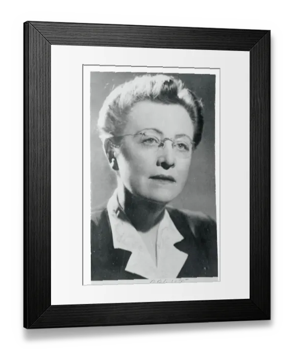 Framed Print : Portrait of Agnes Fay Morgan Framed Print : Portrait of Agnes Fay Morgan