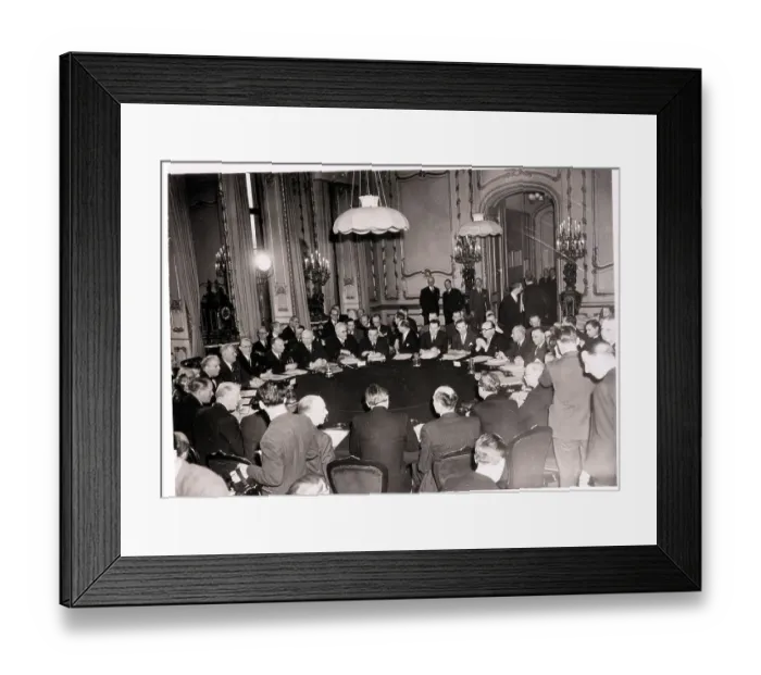Framed Print : European Leaders at Benelux Council Framed Print : European Leaders at Benelux Council