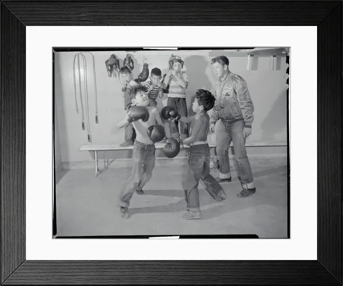Framed Print : Boxing Boys