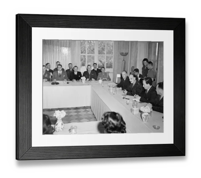 Framed Print : Signing of Israeli-Egyptian Armistice Framed Print : Signing of Israeli-Egyptian Armistice