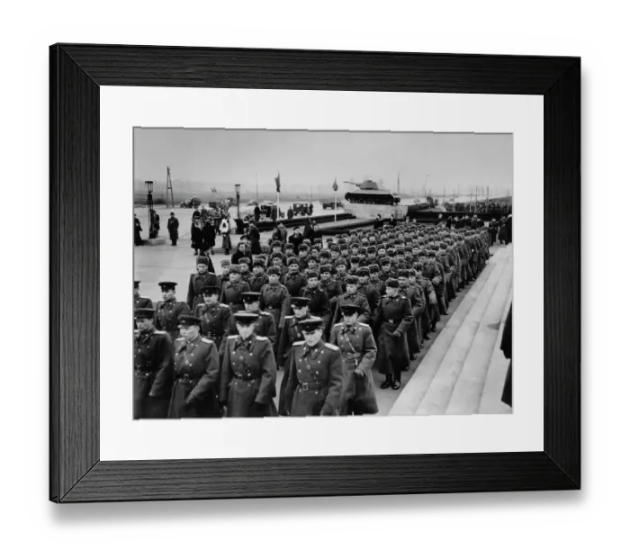 Framed Print : Soviet Army Parade In Berlin Framed Print : Soviet Army Parade In Berlin