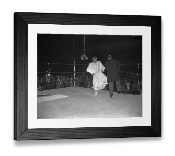Framed Print : Gorgeous George Entering Wrestling Ring Framed Print : Gorgeous George Entering Wrestling Ring
