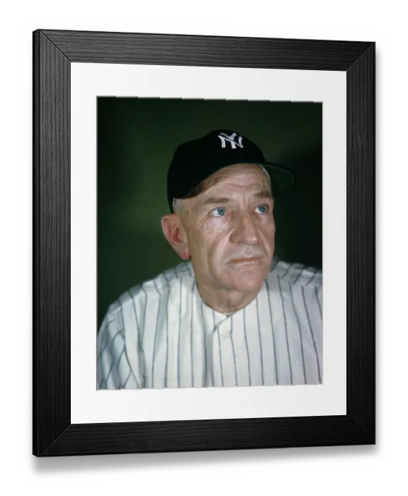 Framed Print : Casey Stengel in Baseball Uniform Framed Print : Casey Stengel in Baseball Uniform