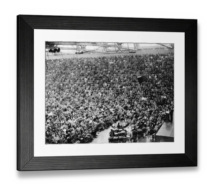 Framed Print : Crowd Listening to Dr. Alfred Kinsey Speaking Framed Print : Crowd Listening to Dr. Alfred Kinsey Speaking