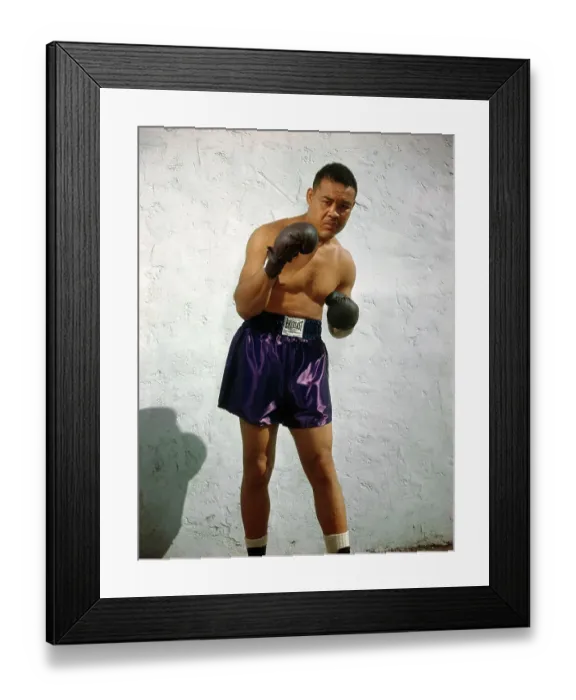Framed Print : Joe Louis in Boxing Pose Framed Print : Joe Louis in Boxing Pose
