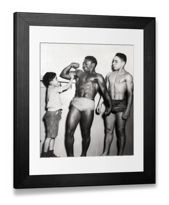 Framed Print : Boys Athletic League Body Builder Winner Framed Print : Boys Athletic League Body Builder Winner