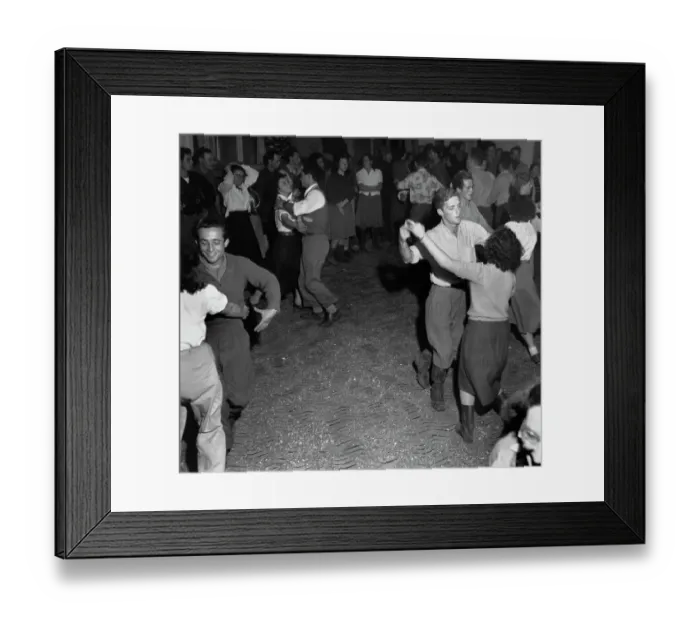Framed Print : New Settlers Dancing In Israel, 1949 Framed Print : New Settlers Dancing In Israel, 1949