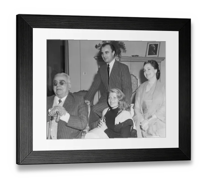 Framed Print : Rita Hayworth, Aga Khan, Aly Khan, and Begum Aga Khan Posing Framed Print : Rita Hayworth, Aga Khan, Aly Khan, and Begum Aga Khan Posing