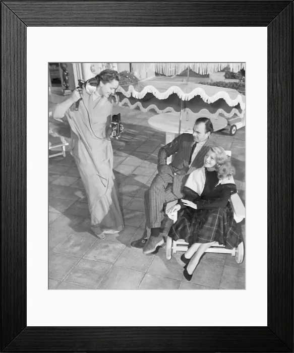Framed Print : Rita Hayworth and Aly Khan Posing for Snapshot Framed Print : Rita Hayworth and Aly Khan Posing for Snapshot