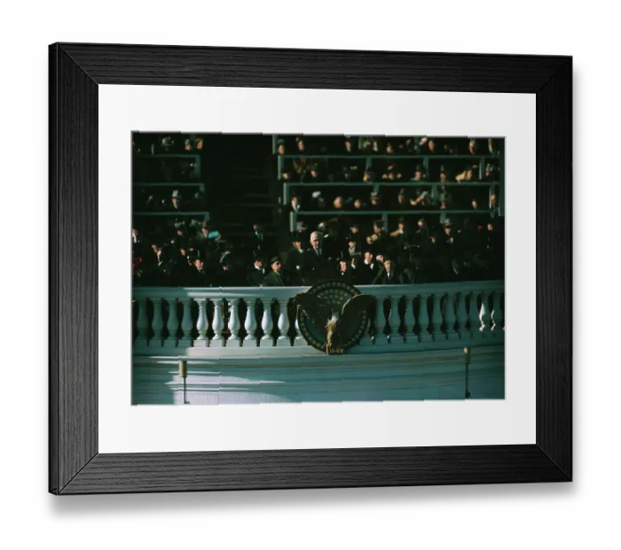 Framed Print : President Truman Giving Inauguration Address Framed Print : President Truman Giving Inauguration Address
