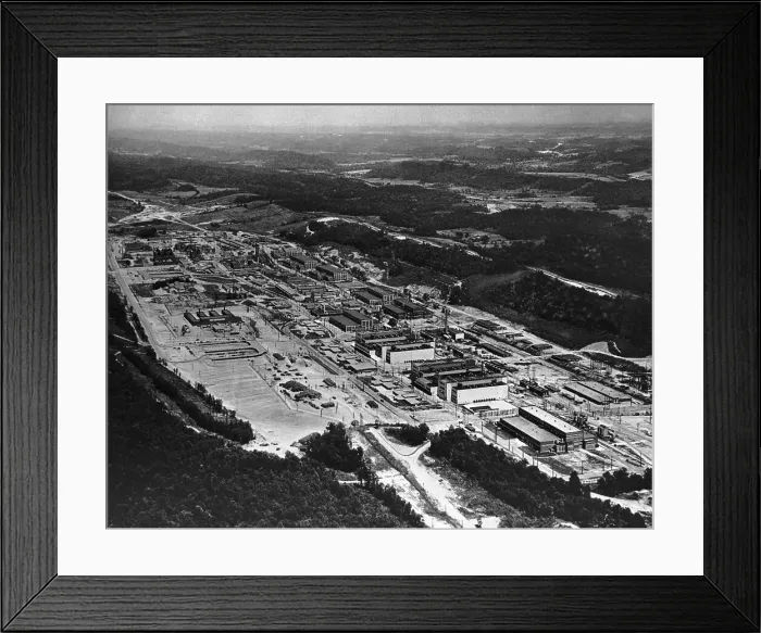 Framed Print : Oak Ridge Electromagnetic Plant Framed Print : Oak Ridge Electromagnetic Plant