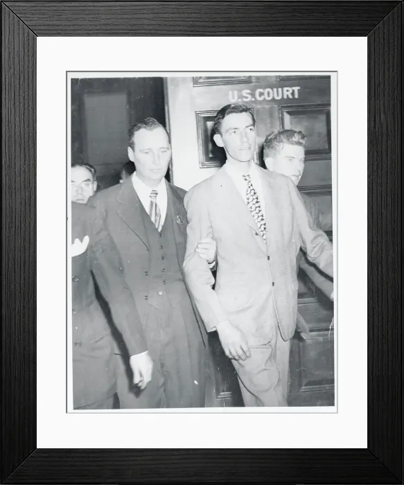 Framed Print : Martin J. Monti Leaving Courtroom Framed Print : Martin J. Monti Leaving Courtroom