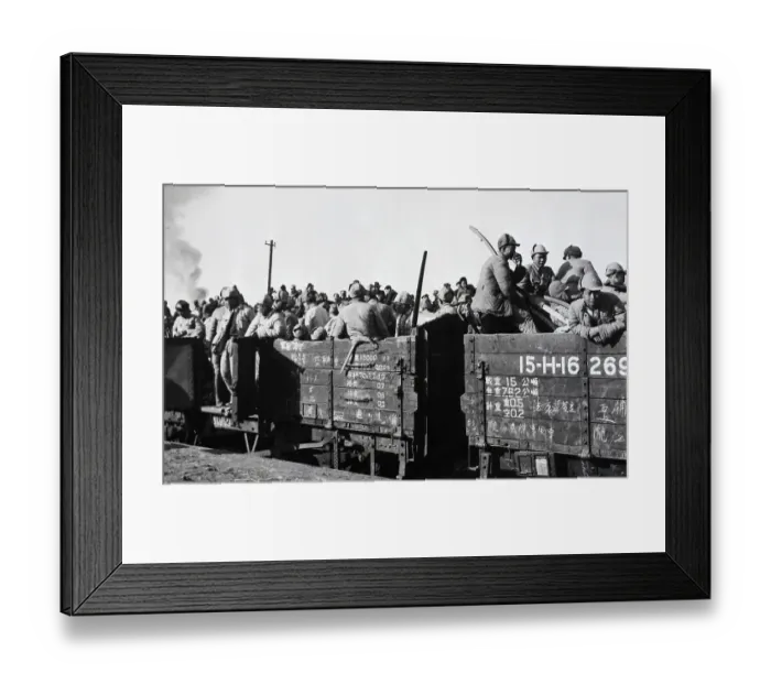 Framed Print : Nationalist Troop Withdraws From Pengpu Framed Print : Nationalist Troop Withdraws From Pengpu