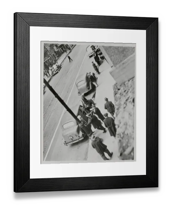 Framed Print : Chicago: Street Life 1949 Framed Print : Chicago: Street Life 1949