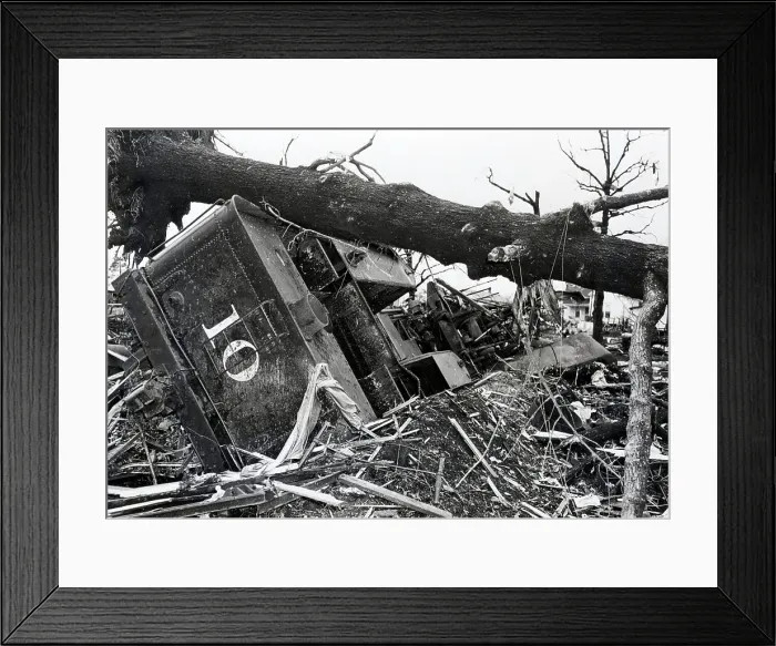 Framed Print : Tornado Ruins, Warren, Ar Framed Print : Tornado Ruins, Warren, Ar