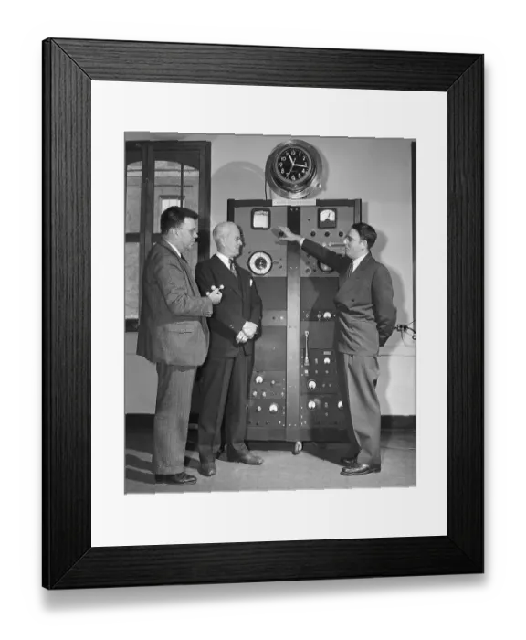 Framed Print : Unveiling of the Atomic Clock Framed Print : Unveiling of the Atomic Clock