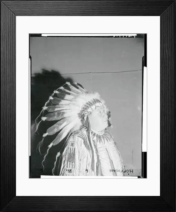 Framed Print : Character Study of Chief Crazy Bull Framed Print : Character Study of Chief Crazy Bull