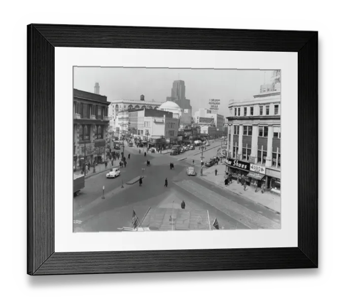 Framed Print : Fulton & Flatbush, Brooklyn Framed Print : Fulton & Flatbush, Brooklyn