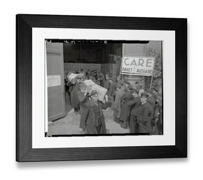 Framed Print : Berlin Union Workers Carrying Relief Efforts Home Framed Print : Berlin Union Workers Carrying Relief Efforts Home