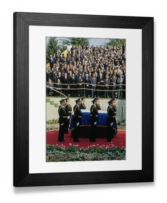 Framed Print : Funeral Of Josip Broz Tito Framed Print : Funeral Of Josip Broz Tito