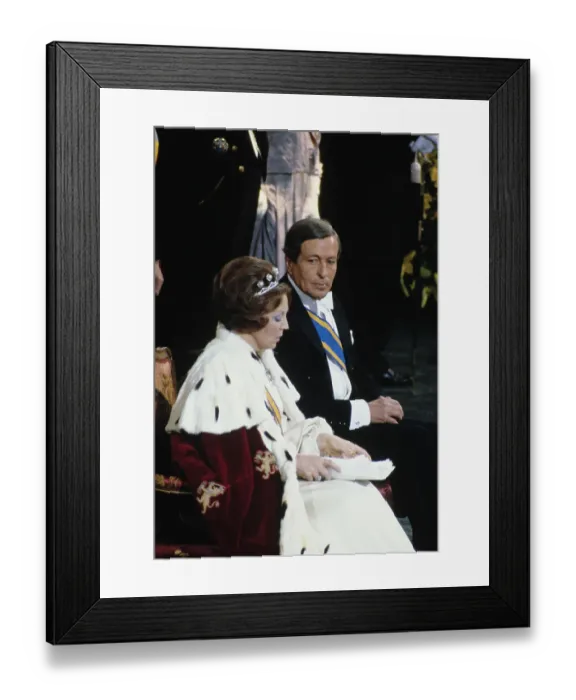 Framed Print : Inauguration Of Queen Beatrix Framed Print : Inauguration Of Queen Beatrix