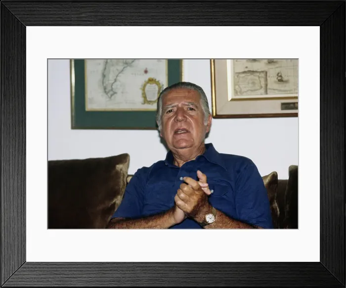 Framed Print : Fernando Belaunde Framed Print : Fernando Belaunde