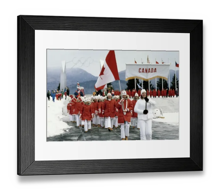 Framed Print : Canadian Olympic Team
