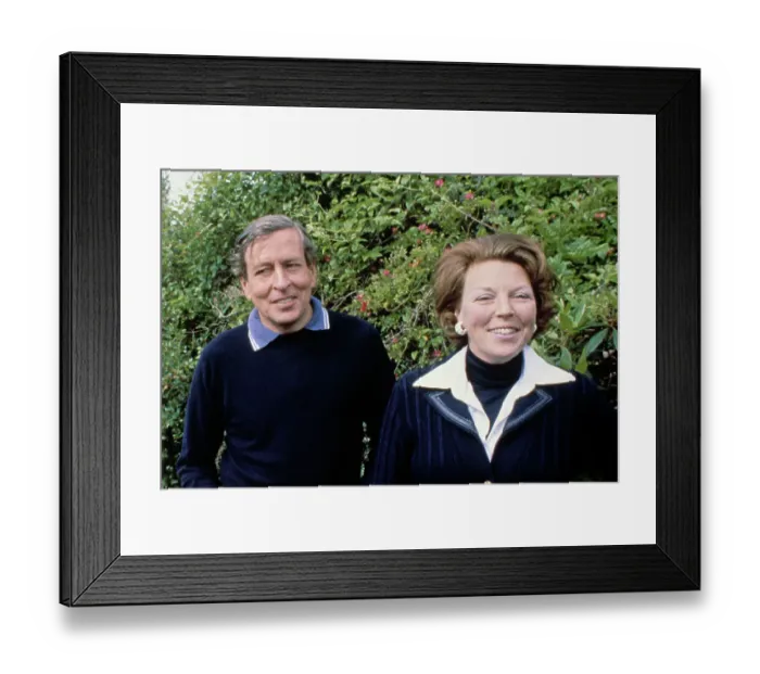 Framed Print : Crown Princess Beatrix And Prince Claus
