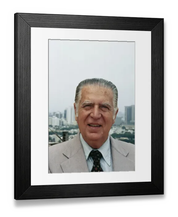 Framed Print : Fernando Belaunde Framed Print : Fernando Belaunde