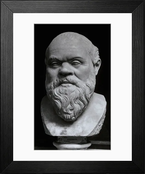 Framed Print : Statuette of Socrates Framed Print : Statuette of Socrates