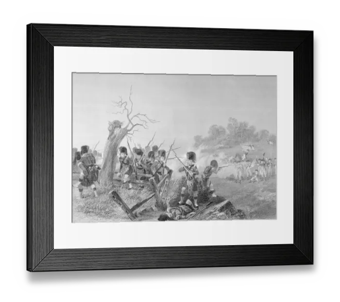Framed Print : Soldiers Fighting in Revolutionary War Framed Print : Soldiers Fighting in Revolutionary War