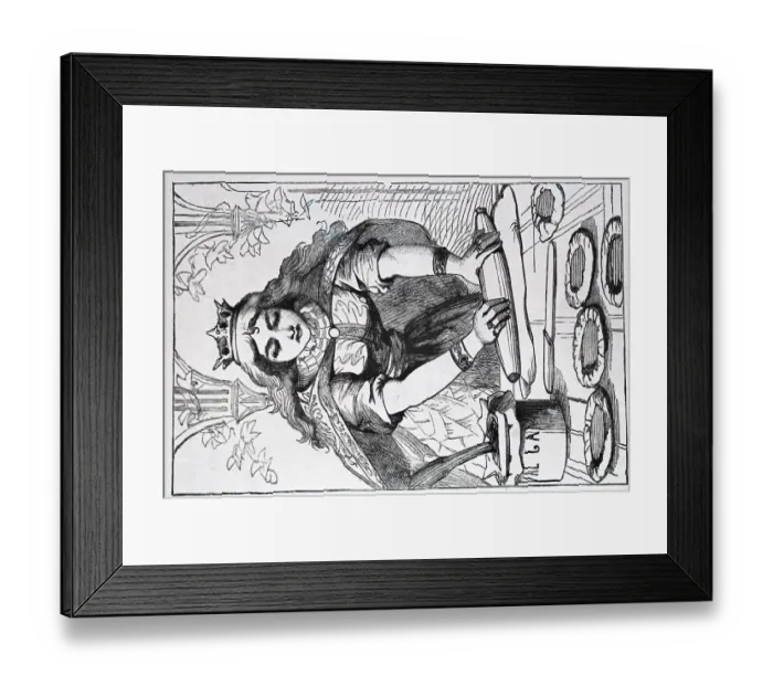 Framed Print : Illustration To Mother Goose Rhymes Framed Print : Illustration To Mother Goose Rhymes