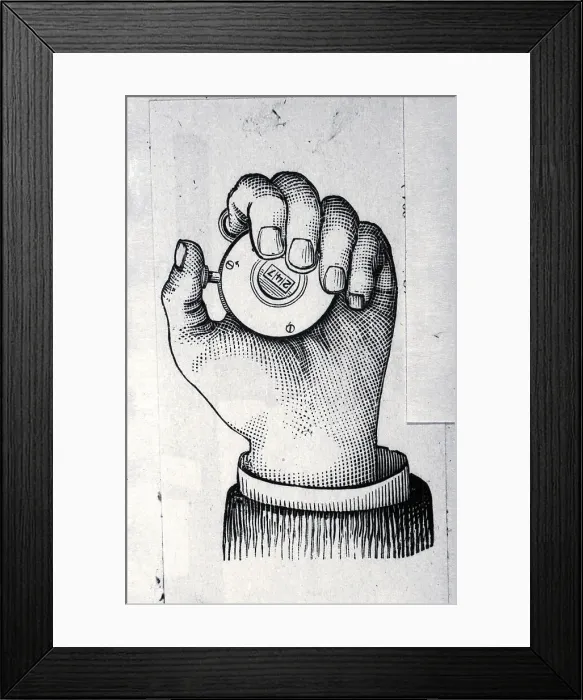Framed Print : Stopwatch-Attendance Counter In Hand Framed Print : Stopwatch-Attendance Counter In Hand